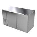 REFRIGERADOR DE CONTRA BARRA 2 PUERTAS ABBC-68-S HC ASBER