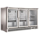 REFRIGERADOR CONTRABARRA DE 3 PUERTAS DE CRISTAL DE 380 L SG380 MIGSA